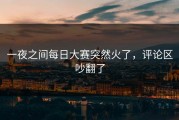 一夜之间每日大赛突然火了，评论区吵翻了